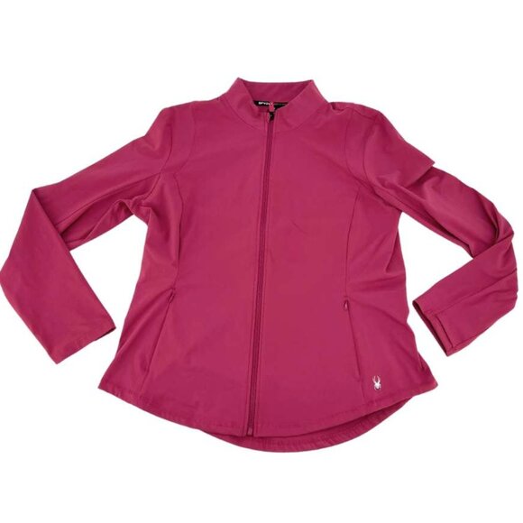 Spyder Women's Pink Full Zip Active Jacket / Size XXLarge - Picture 1 of 3
